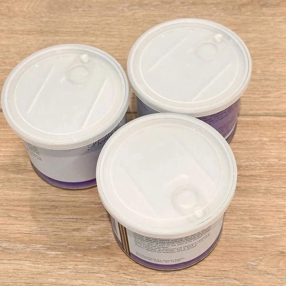 Lot 3 Bella Perfetta Depilatory Wax Lavender 400ml 14oz Professional Italy